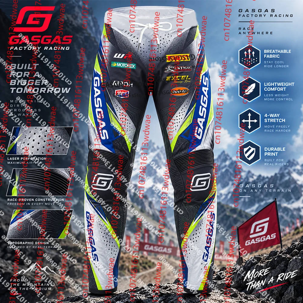 Motorcycle Gear Mens - GASGAS レーシング モトクロスパンツ メンズ オフロード ダートバイク