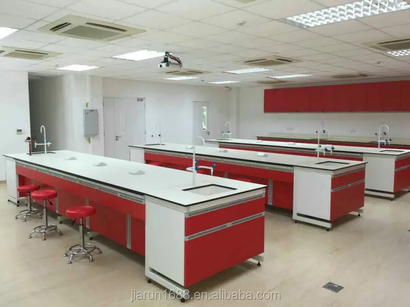 Lab workbench Customized chemical resistance laboratory furniture  for school