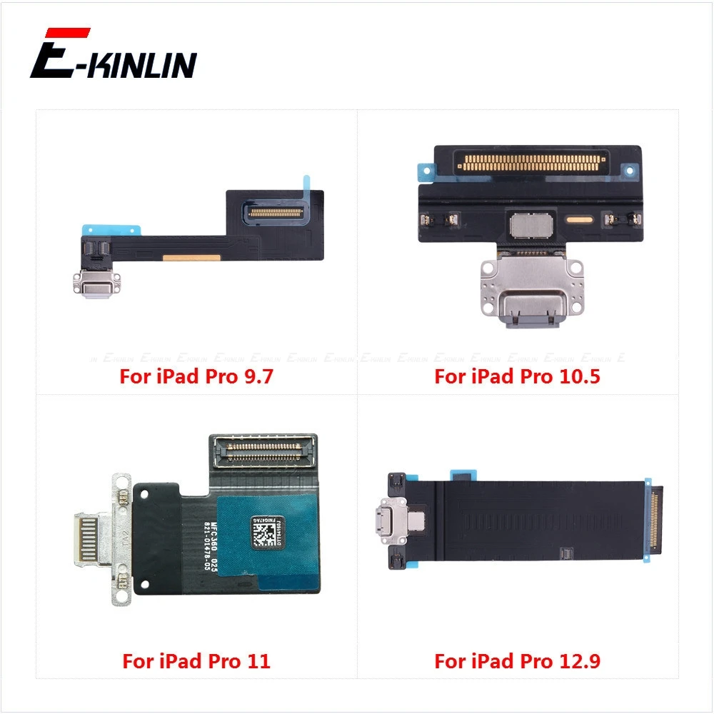 USB Charging Port Dock Plug Connector Charger Flex Cable For iPad Pro 9.7 10.5 11 12.9 2015 2016 2017 2018 2019