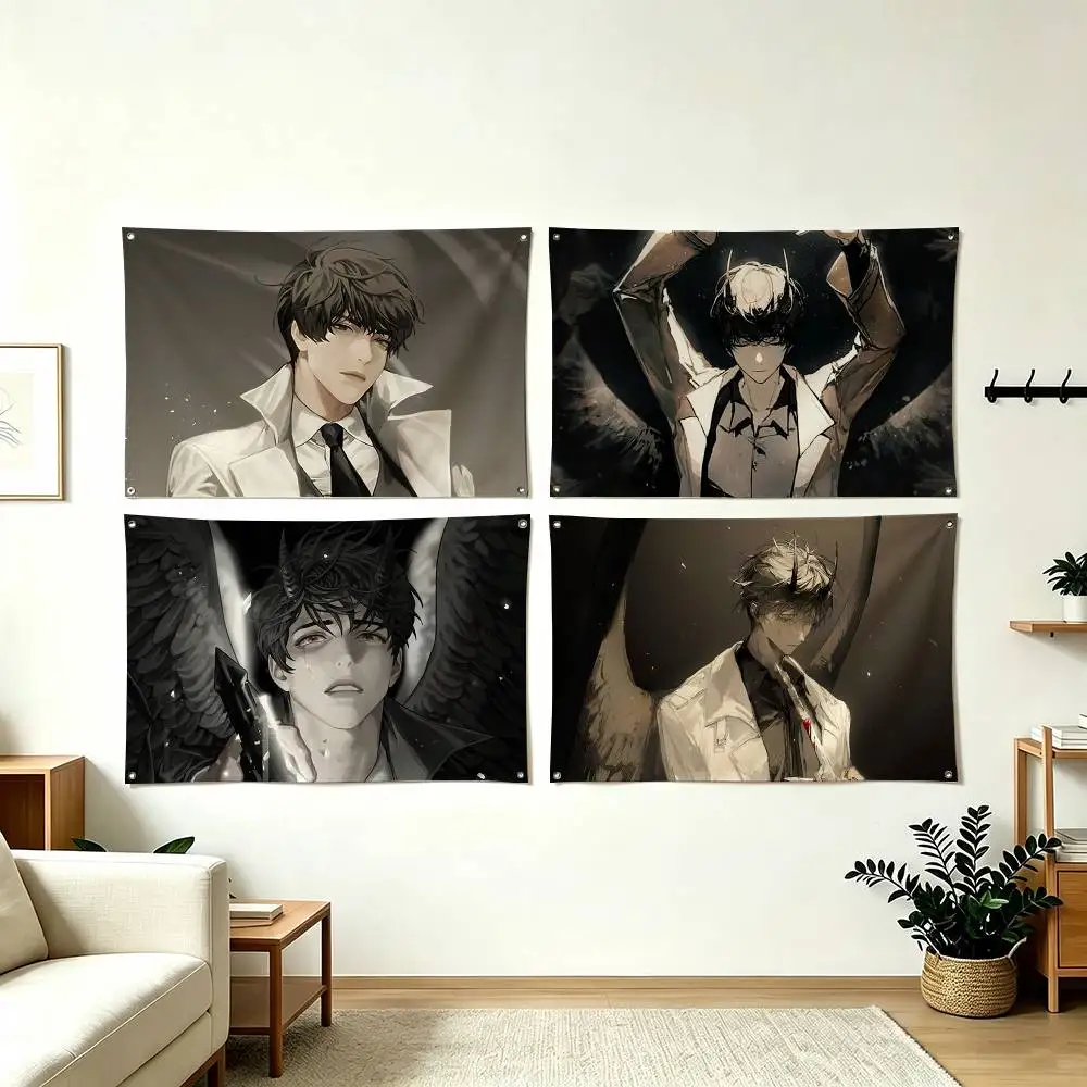 K-Kim Dokja ORV Webtoon Flags for Bedrooms Home Decor Items Outdoor Decors Garage Decoration Flaga