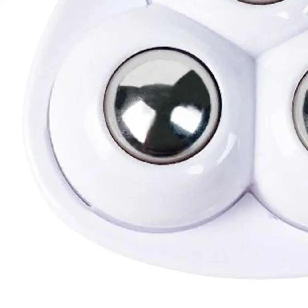 

4pcs Sticky Swivel Pulley No Noise for Bins Storage Box Furniture (Black A)