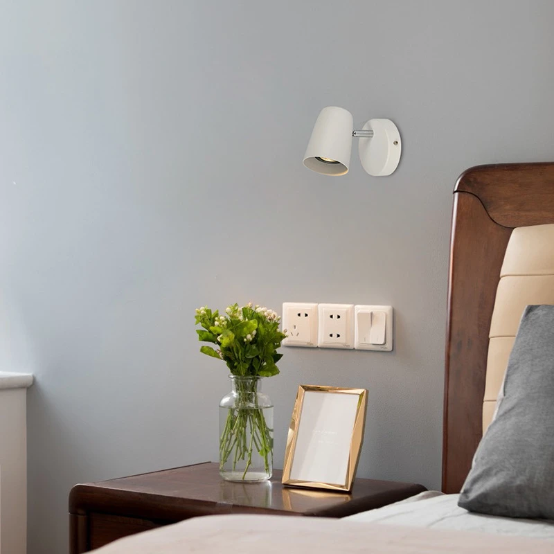 Room Decoration Led Wall Lights Indoor Bedroom Lamp Picture Light Reading Modern Minimalist Creative Hotel Retro Wall Light view 5