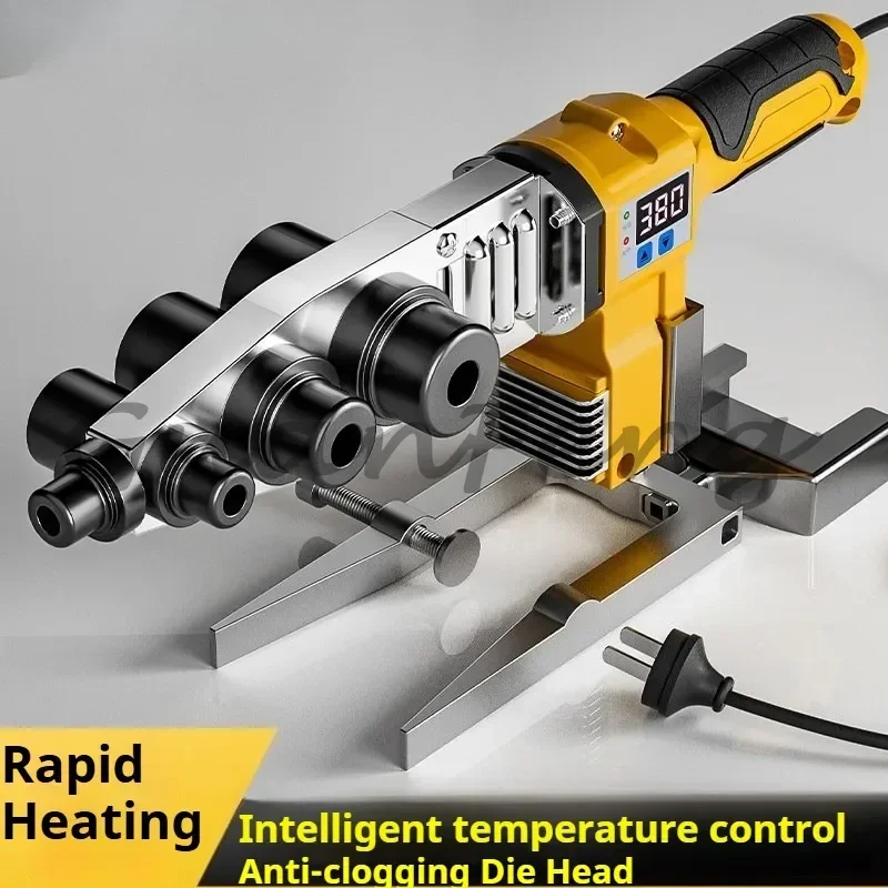 Intelligent temperature-controlled plastic pipe welding machine rapid heating and anti-blocking engineering tools