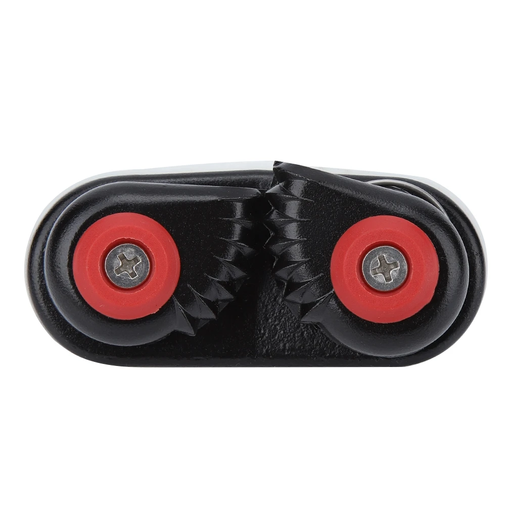 

Ball Bearing Cam Cleat Boat Cam Cleat Black Aluminum Alloy Rope Buckle Holder Cam Cleat for Kayak Yacht Boat Accessory