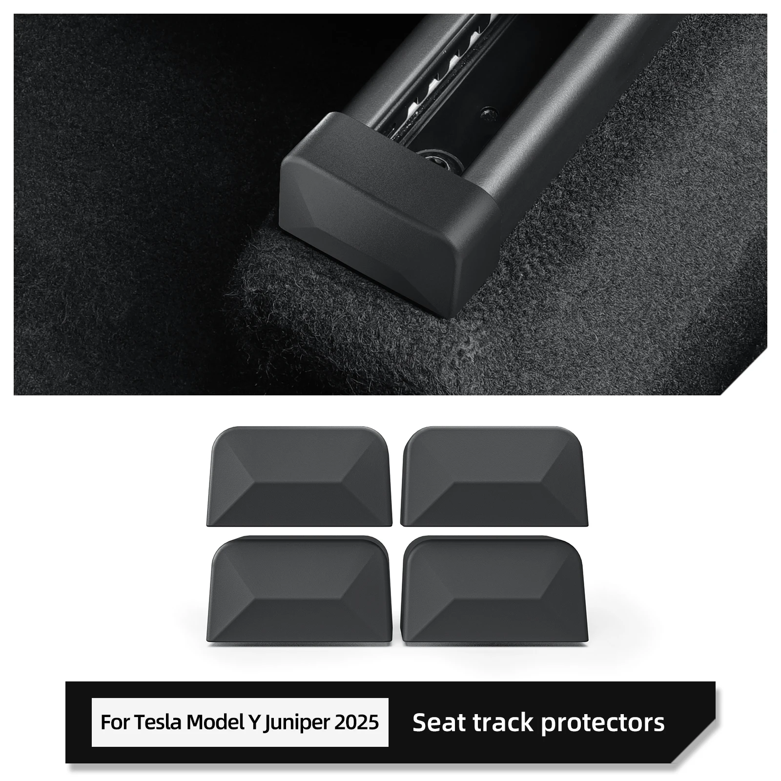 for Tesla Model Y Launch 2025 2026 Juniper (not fit Berlin version) Car Seat Slide Rail Protection Plug Car Accessories