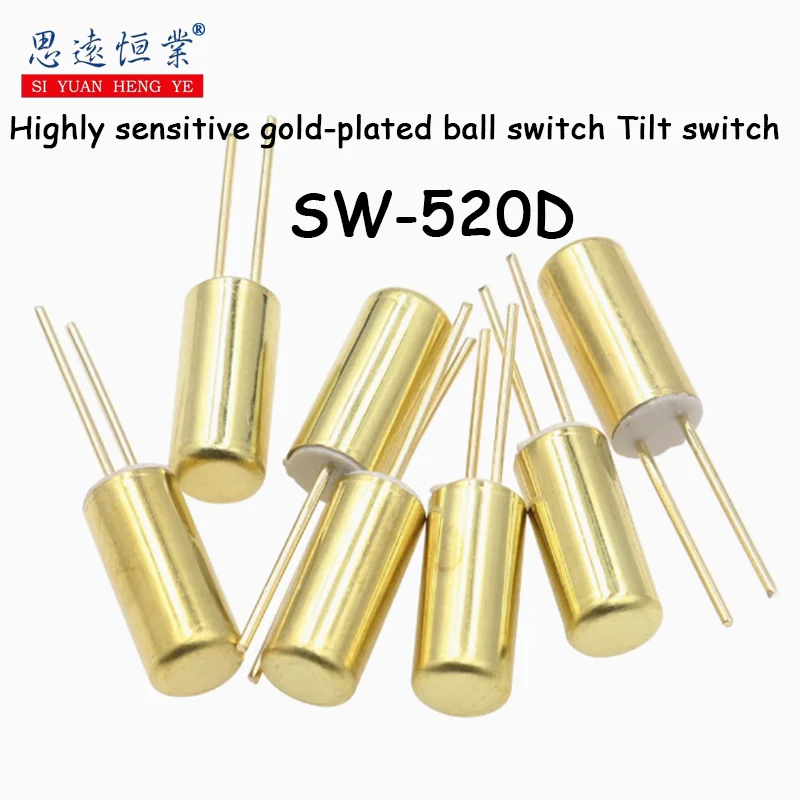 10pcs SW-520D Vibration switch SW520D highly sensitive gold-plated ball switch Tilt switch vibration sensor