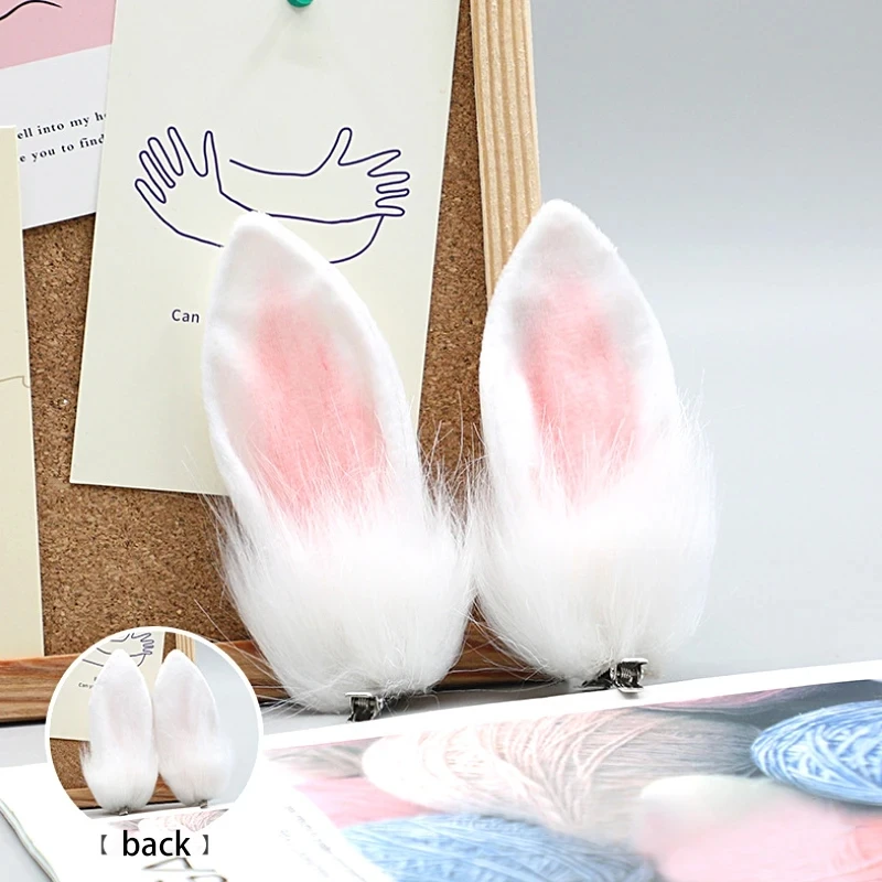 Kawaii Lolita Konijnenoren Haarspeld Cosplay Anime Meisjes Kostuums Droppy Konijn Haarclips Schattige Hoofddeksels Voor Vrouwen Lolita Hoofddeksel