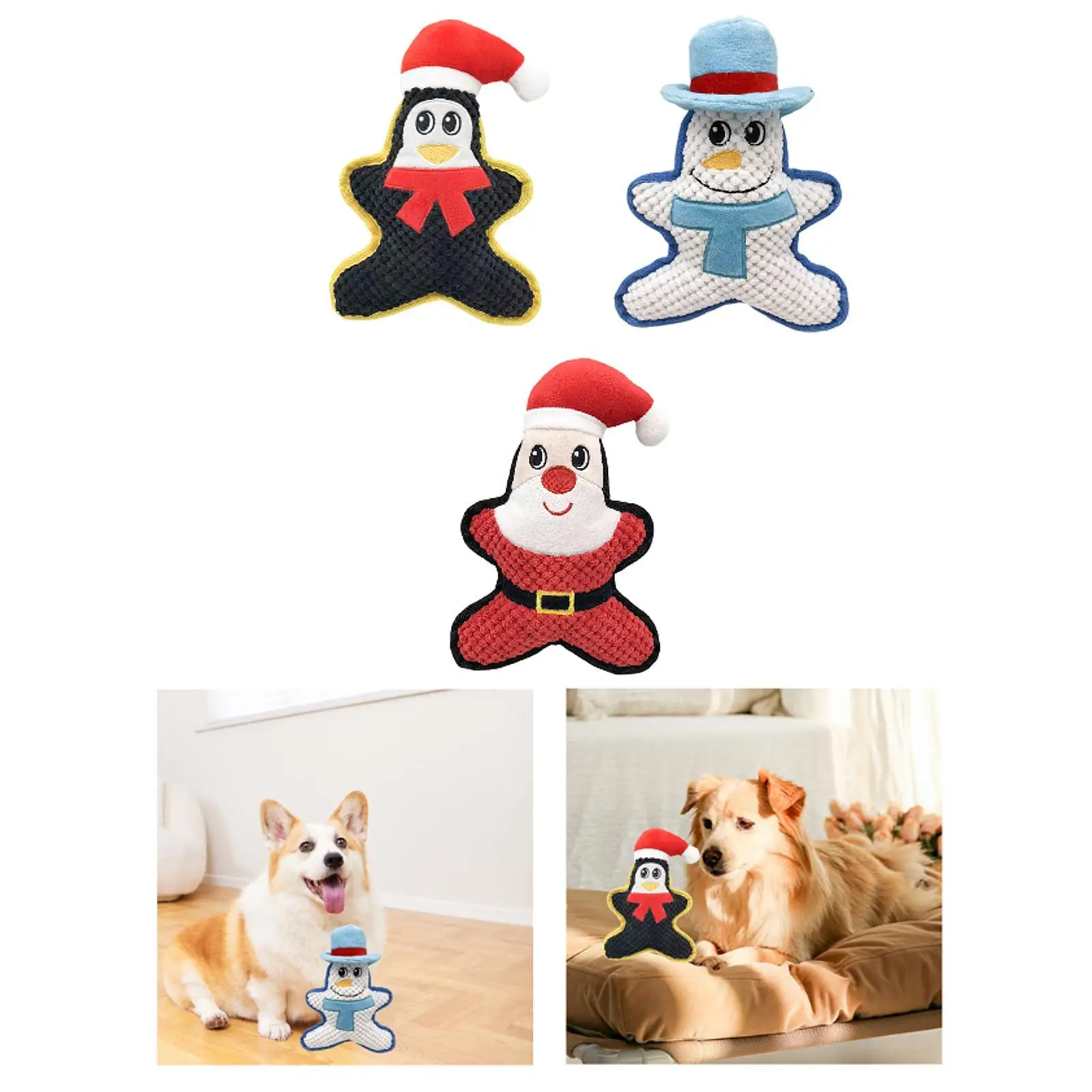 Giocattolo stridulo per cani Giocattoli morbidi per cuccioli Squeaker Mantenere l'occuparti carino per cuccioli