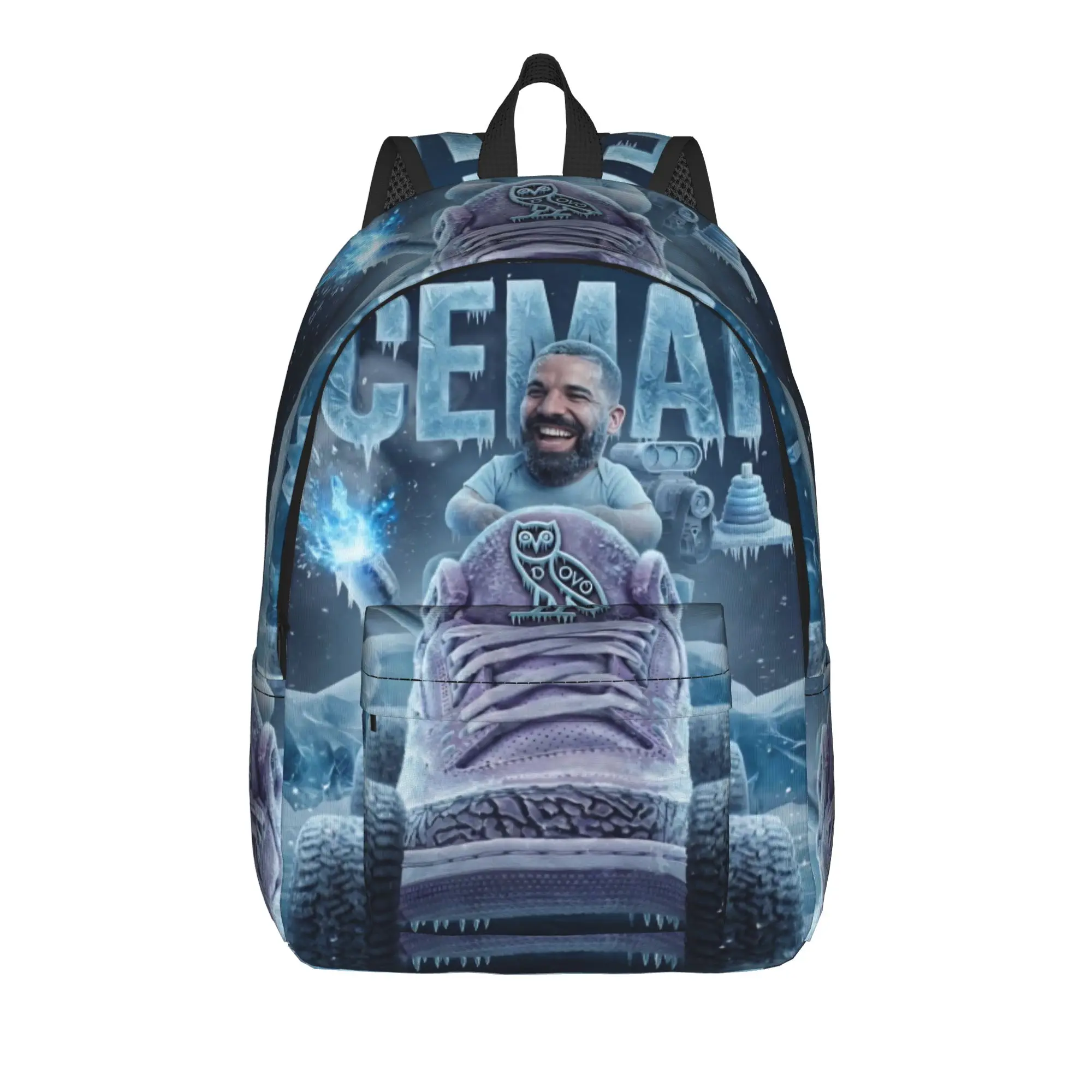 

Drake Iceman Album 2026 Fashion Backpack Gift High School Hiking Travel Daypack for Men Women Laptop Shoulder Bag
