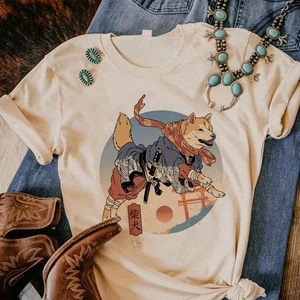 Japanisches T-Shirt Shiba Inu für Frauen, Streetwear, Frauenkleidung, Y2K 5 Hauptverkäufe Shiba Shiba Inu - №2