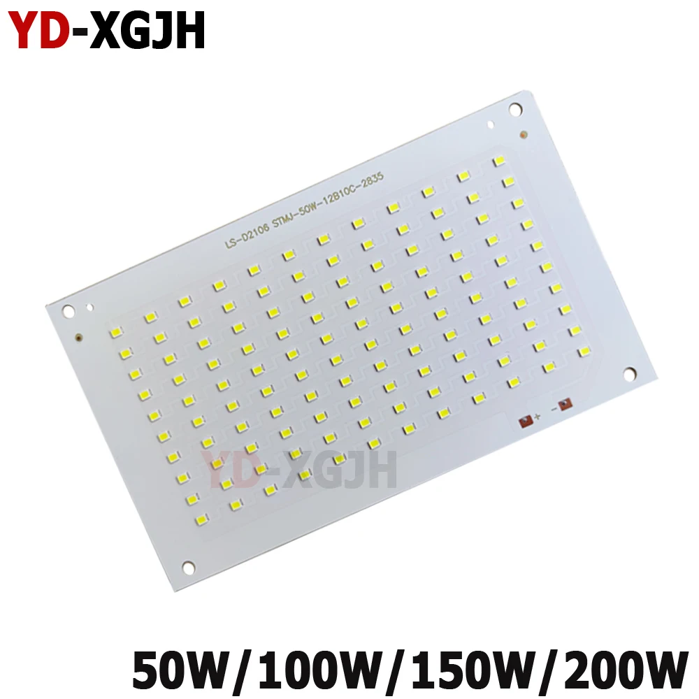 

5P 75V 50W 100W 150W 200W Pure White/Warm White SMD2835,LED PCB Board Aluminum Outdoor Retrofit Lamp Board Floodlight Accessorie