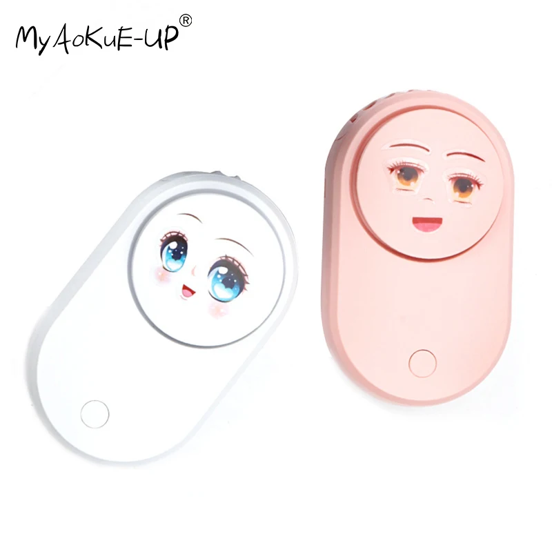 

Portable USB Dryer False Eyelash Glue Mini DIY Fan Cartoon Emoticons Blowing Lashes Special Fan Eyelash Extension Makeup Tools