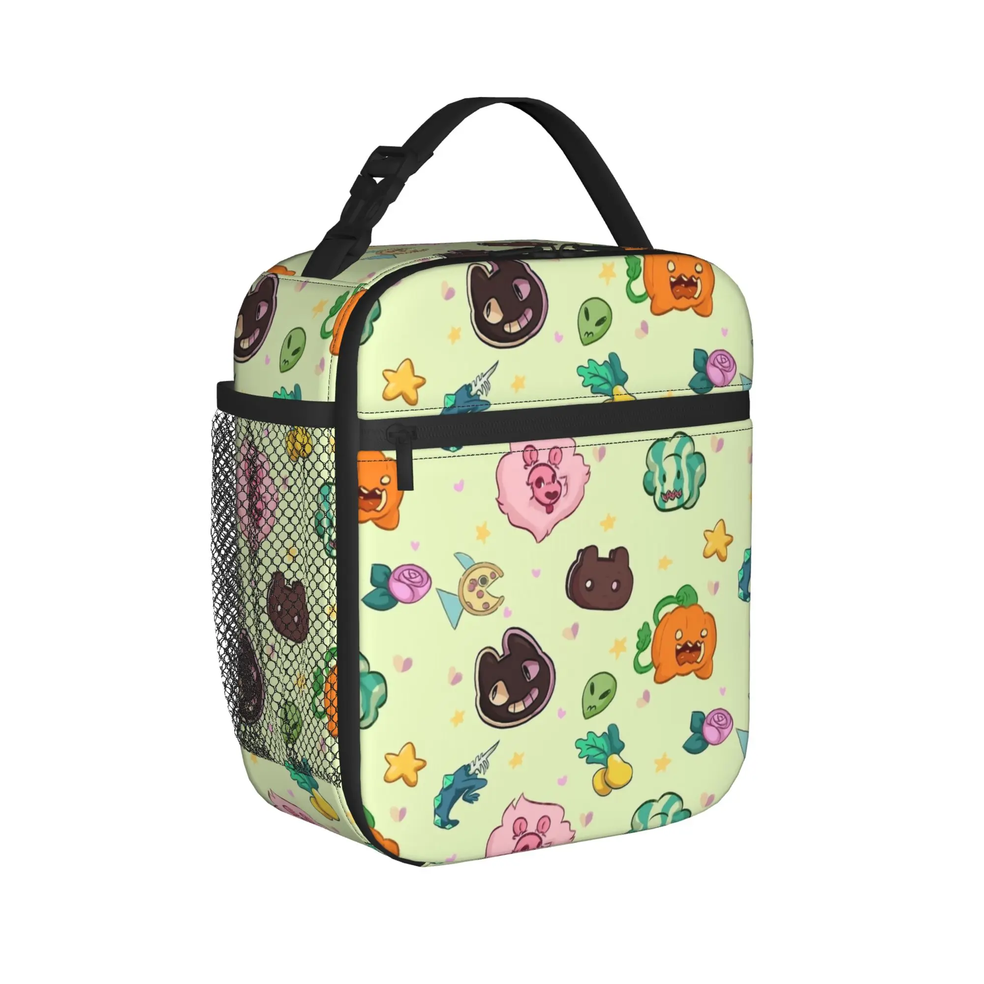 Crystal Gems Steven Universe Lunch Bag  Vintage Lunch Box For Men  Office Cooler Bag Oxford Thermal Lunch Bags