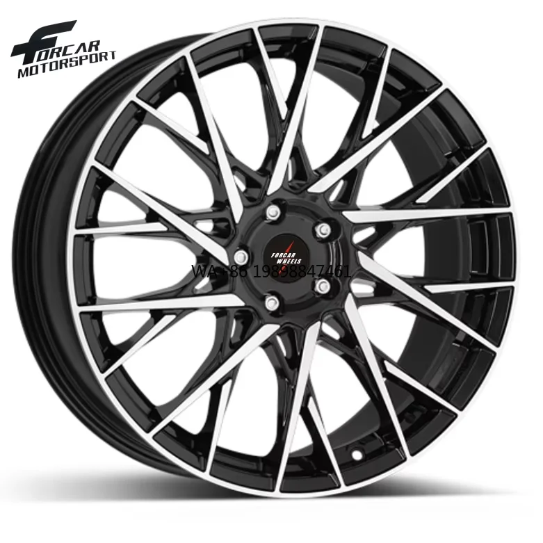 

High Performance Black Machined Face 16 17 18 19 20 21 22 23 24 Inch High Standard Forcar Motorsport Alloy Forged Wheels Rims