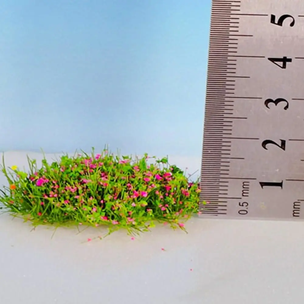 Simulated Multicolour Grass Tuft Craft DIY Fake Grassland Static Sand Table Model Wargaming