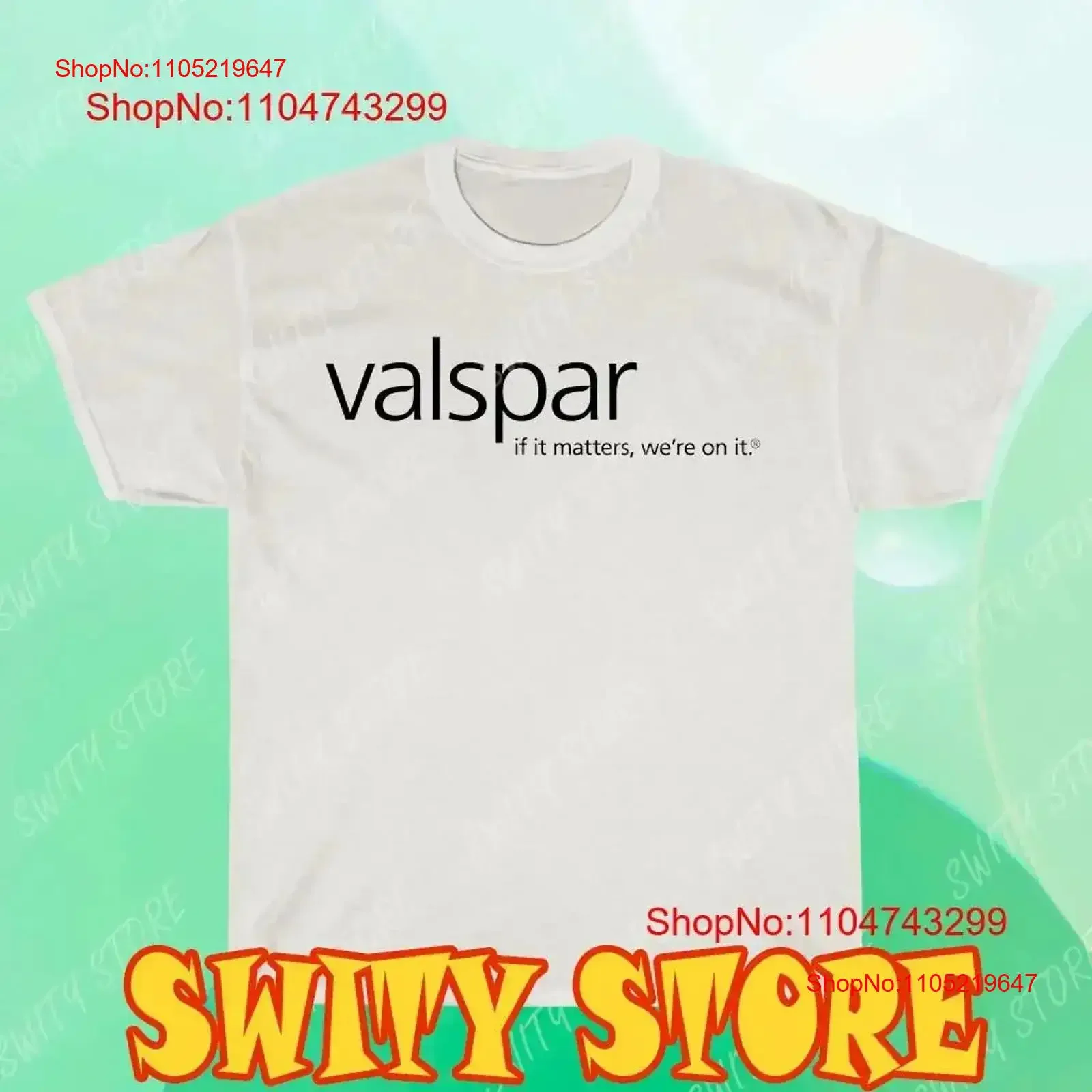 حار جديد Valspar الطلاء شعار تي شيرت مضحك حجم S إلى 5XL خمر غسلها قليلا مصمم الملابس ملابس الشارع الشهير أنيق لينة
