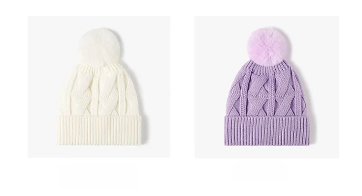 Men's winter knitted with thick velvet for warmth, running and hiking women's woolen hat, brimless hat_voghion.com