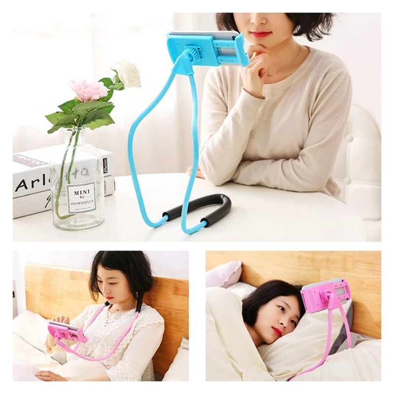 Soporte Flexible de cuello para teléfono móvil, accesorio ajustable para selfi, para escritorio, envío directo