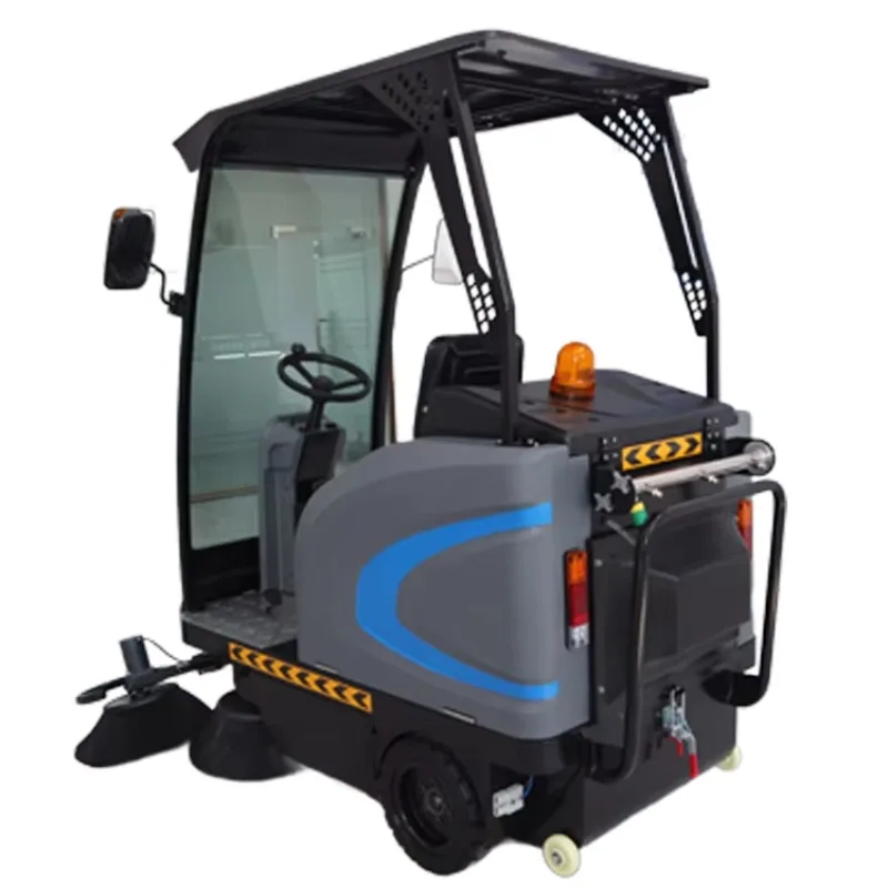 آلة تنظيف الركوب الكهربائية المباشرة من المصنع، معدات التنظيف الصناعية الداخلية الأوتوماتيكية، مكنسة أرضية فعالة #5