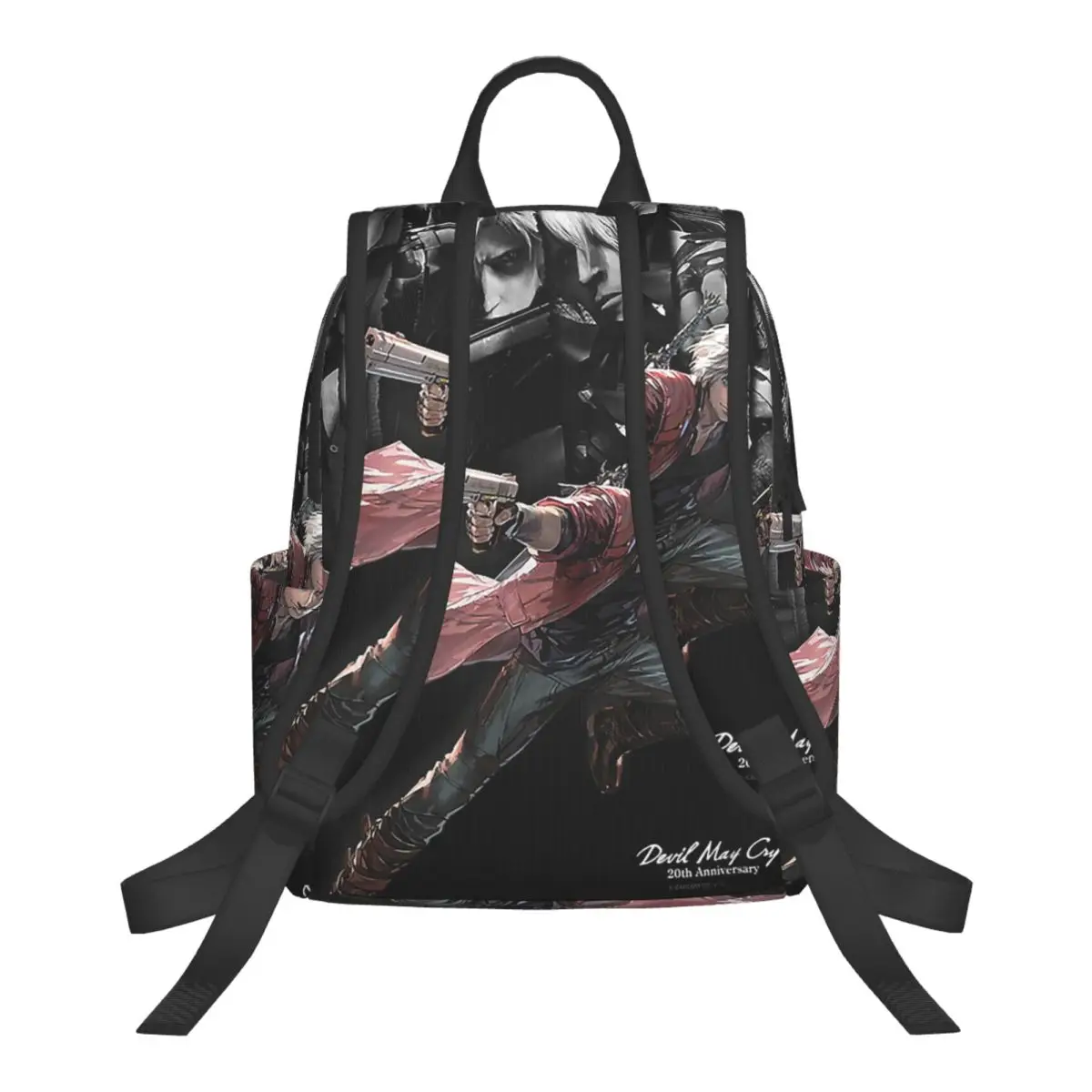 Devil May Cry Game Student Backpack School Bag Hiking Travel Daypack for Men Women Bookbag Shoulder Bags