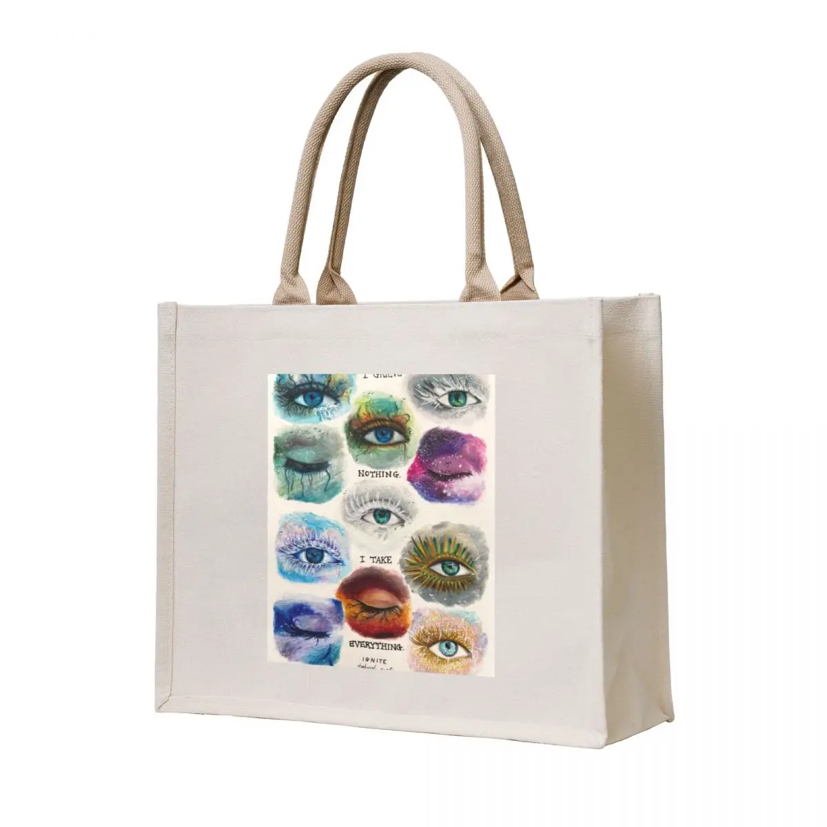 

Shatter Me Eyes Tote Bag tote bags cloth bags Women's bag canvas tote