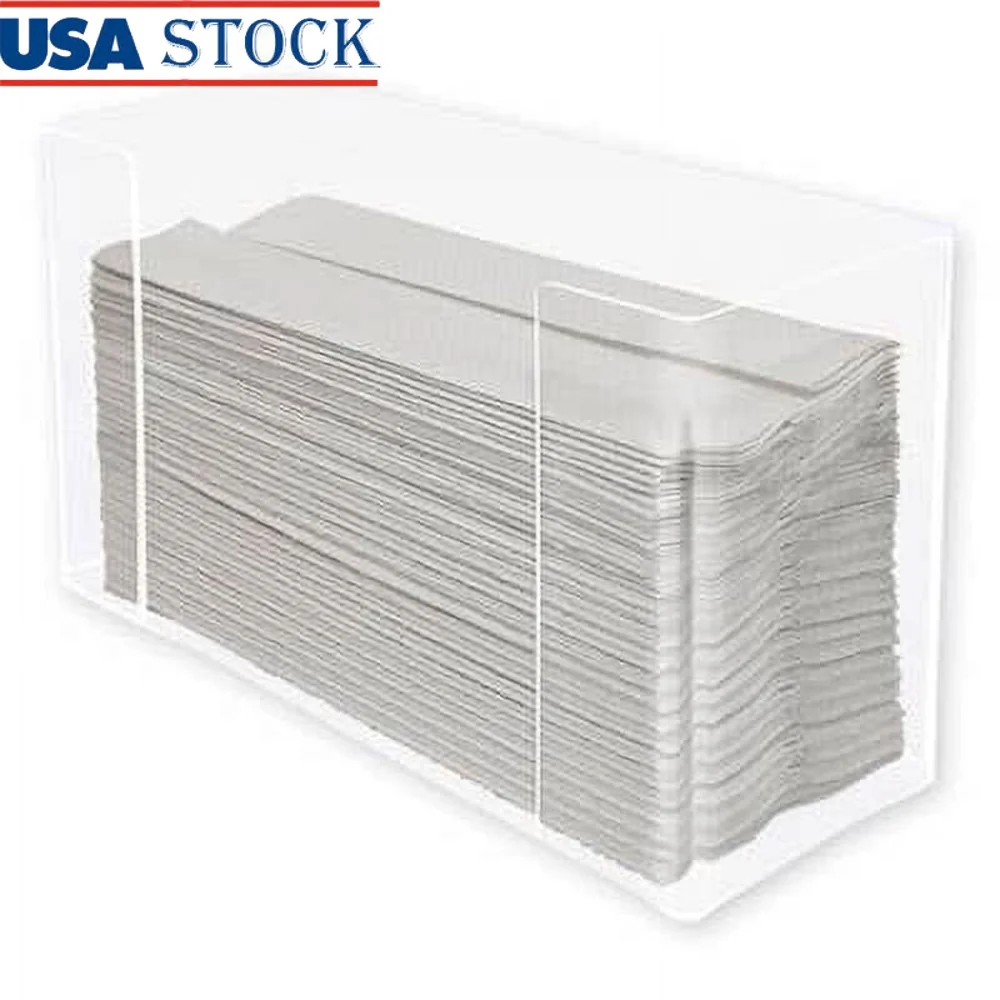 

Прозрачный акриловый многослойный диспенсер для бумажных полотенец, настенный, для гигиены на столешнице, прочный, складной, многофункциональный, стандартная упаковка 12,5x4,4x7