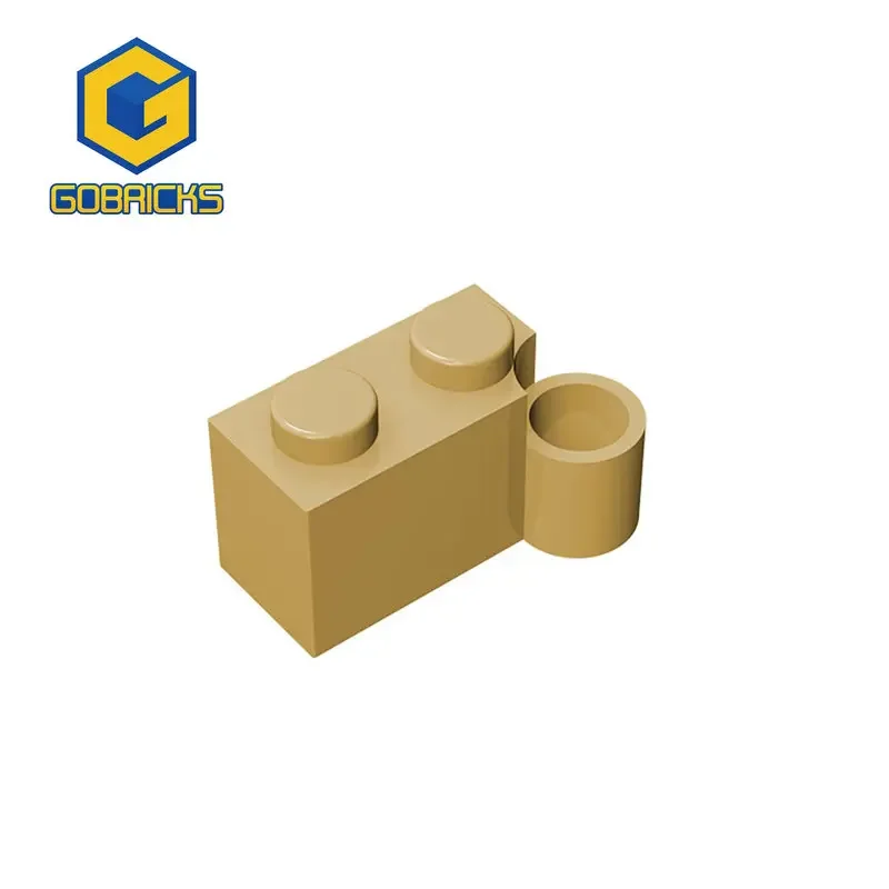 Gobricks 1 peça moc dobradiça tijolo 1x4 inferior compatível com modelo 3831 peças de blocos de construção crianças diy brinquedos de montagem educacional