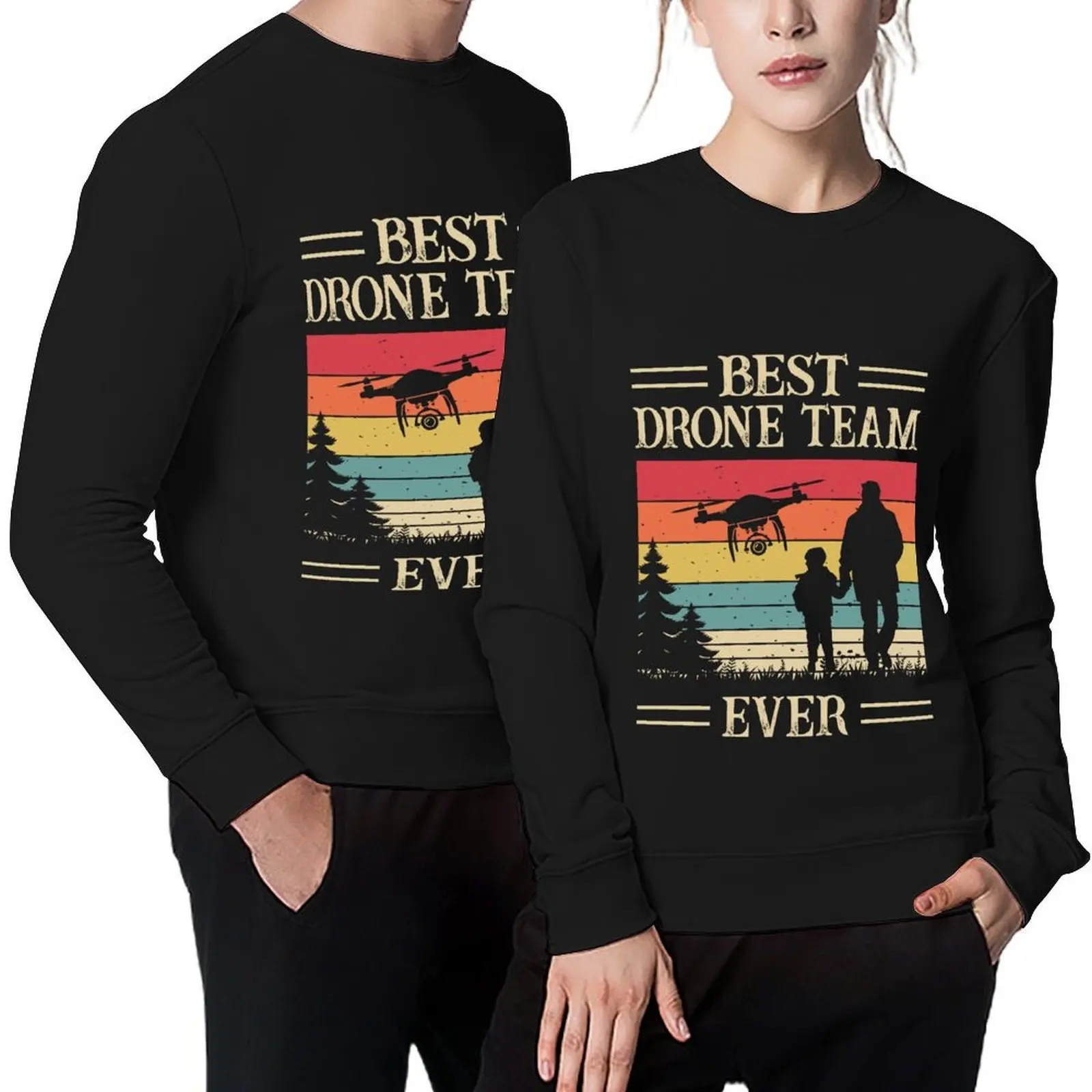 

Best Drone Team Ever - Drone Pilot - Father's Day Pullover clothes for men mens clothes fashion men hooded sweatshirt for men