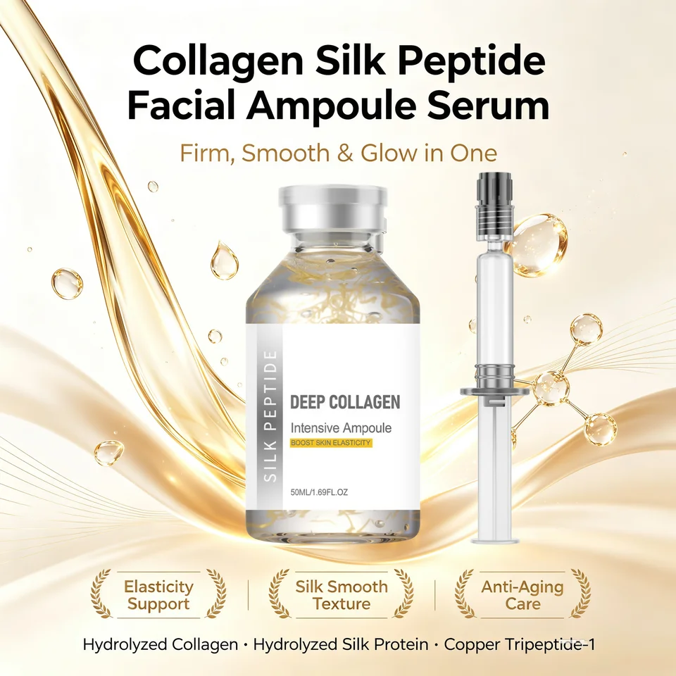 Deep Collagen Silk Peptide Anti Aging Serum