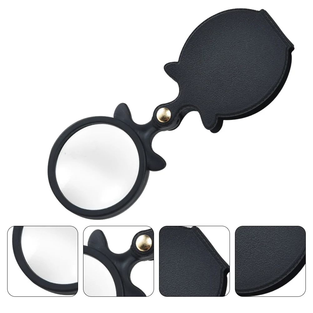 Magnifier Identification Mini Observation 64mm Magnifying Glass Reading Jewelry Small