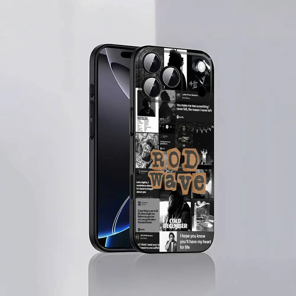 حافظة هاتف R-Rod Wave SoulFly Last Lap لهاتف iPhone 17,16,15,14,13,12,Pro,Max,Plus,E,SE4,Air,غطاء ناعم أسود صغير #5