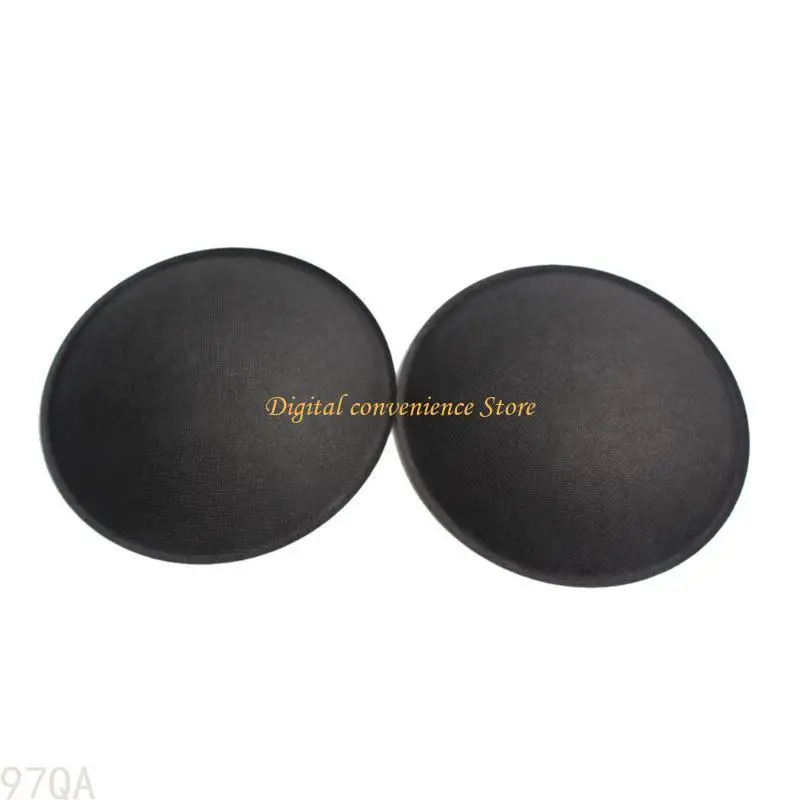 97qa 2pcs 105mm/115mm صوت أسود مكبر صوت غبار الغبار لغطاء مكبر صوت مضخم الصوت