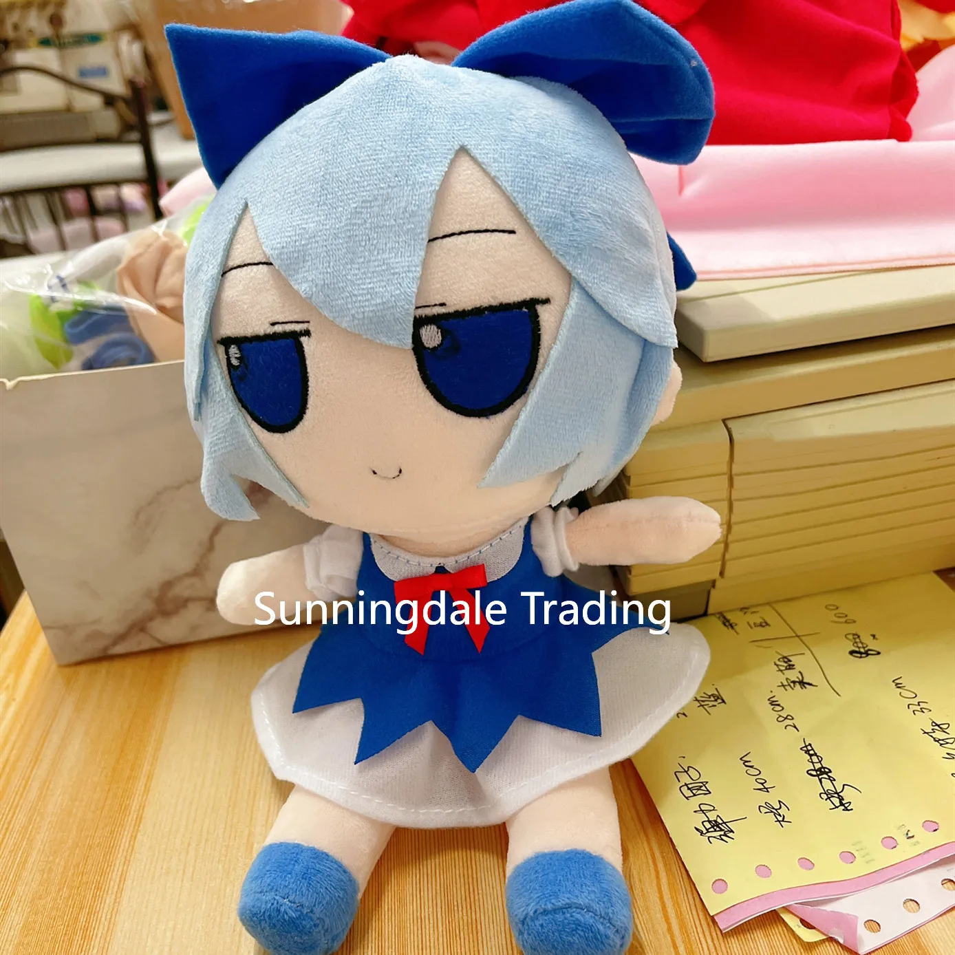 Touhou Project Plush Doll Stuffed Toys Cirno 28cm Cosplay Pillow Fumo for Gift