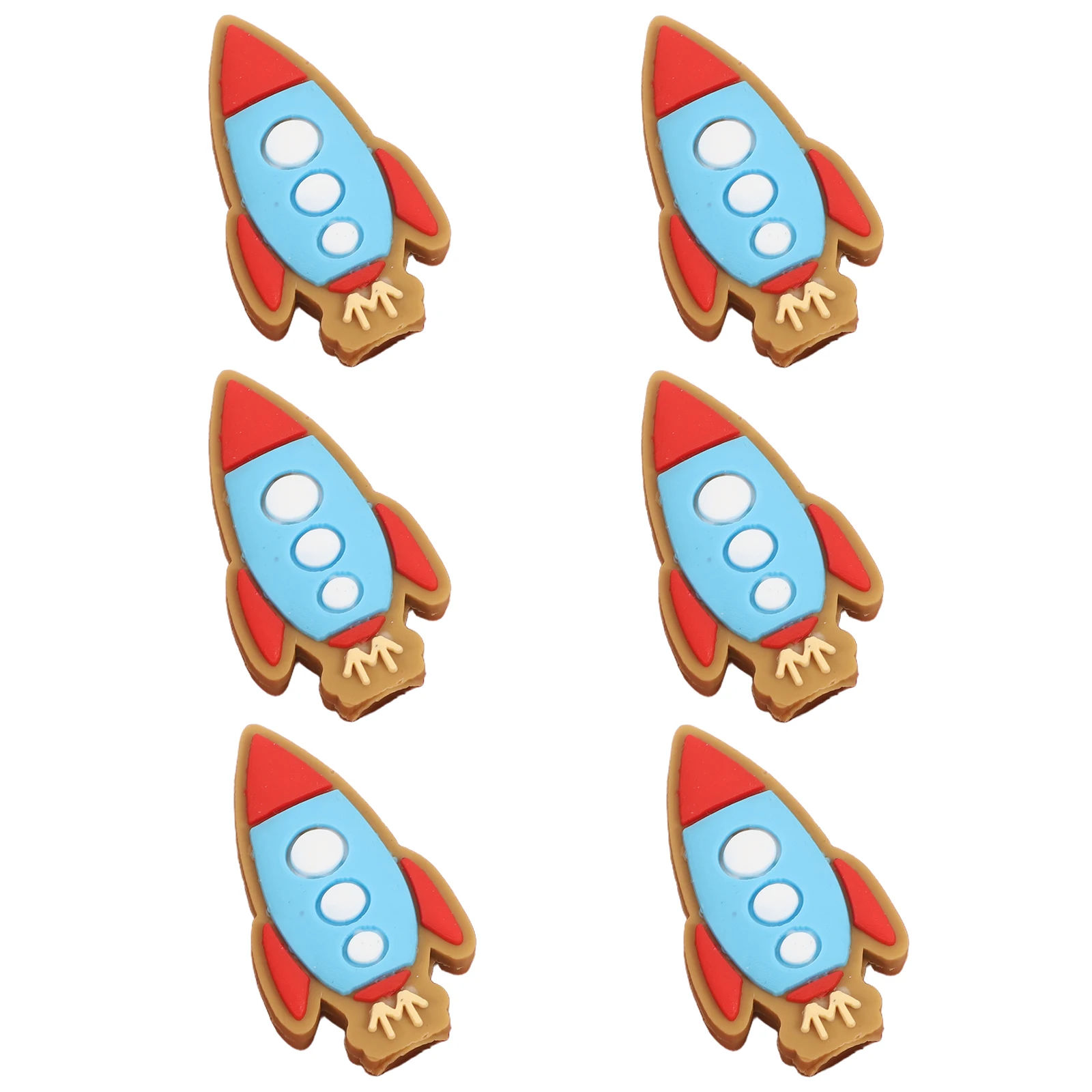 6 шт. мультяшные колпачки для карандашей, защитные чехлы из ПВХ, защитные накладки для наконечников, удлинители, декоративные гибкие школьные и офисные домашние чехлы