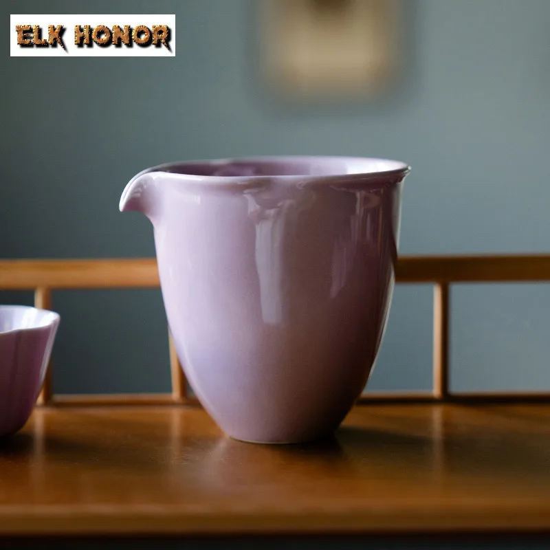 190ml Purple Tea Pitcher Tea Divider Serving Cup Tea-separating Cha Hai Dispenser Justice Cup Fair Mug Tea Services Accessories - view 5