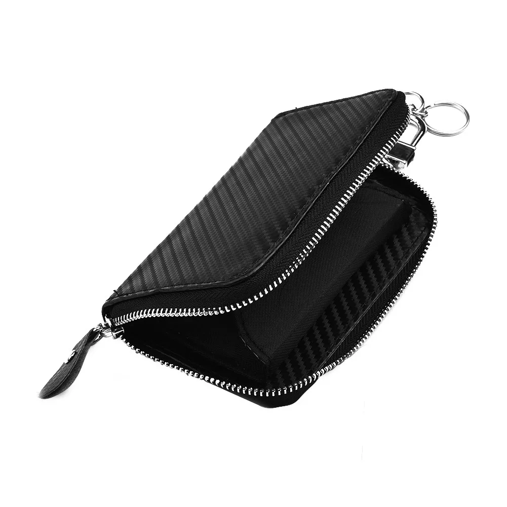 1 Pc Car Key RFID Signal Interceptor Pack Faraday Cage Remote Control Bag Keyless Blocking Bag Car Shielding Key Pack