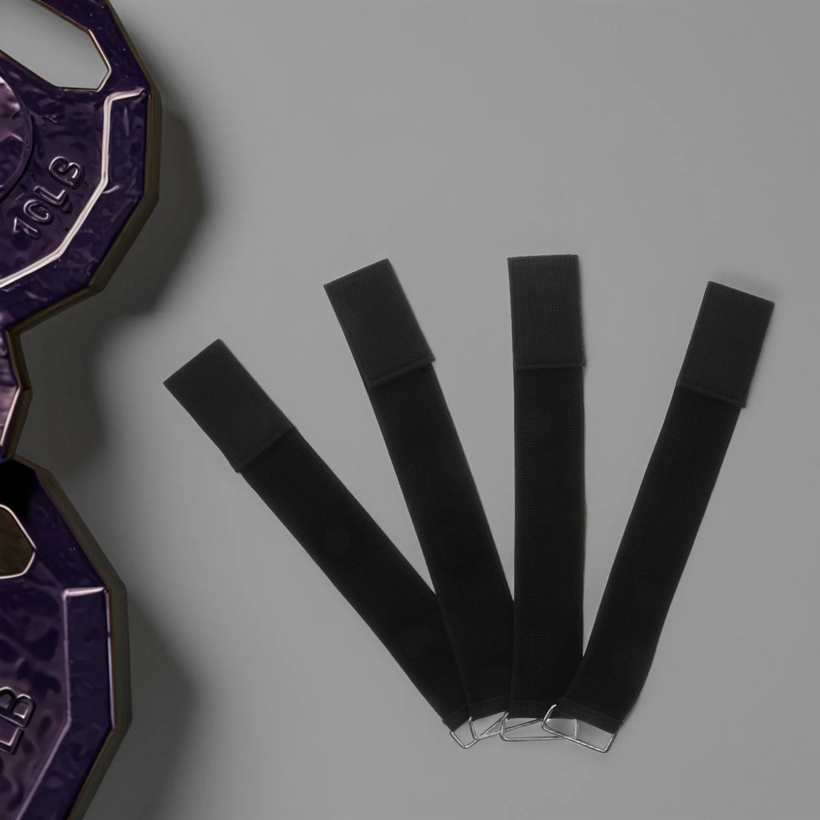 

4Pcs Hook and Loop Straps Adjustable Fastening Cable Tie Reusable Cord Cinch Strap Organizer Storage Adjustable Straps