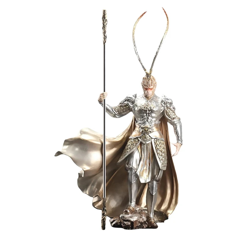 

NEW-Wukongs Doll, Black Myth Wukong Statue, Wukong Action Figure, Monkey Ornaments Sculpture Office Bedroom Decoration