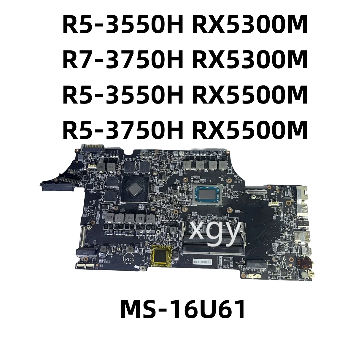 

Материнская плата для MSI MS-16U61 Alpha 15, материнская плата для ноутбука R5 R7 3-го поколения RX5300M/V3G RX5500M/V4G 100%, протестирована идеально