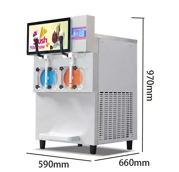 high quality cheap italian commercial granita frozen slushy slushee slush puppie ice cream making machine