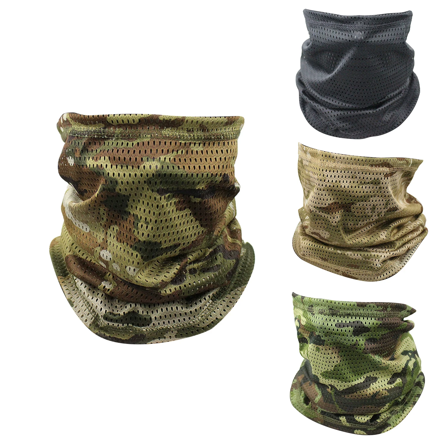 

Большой сетчатый ветрозащитный шейный платок для улицы, летний легкий солнцезащитный крем для езды на велосипеде на открытом воздухе, щиток для лица со встроенной шеей и шеей