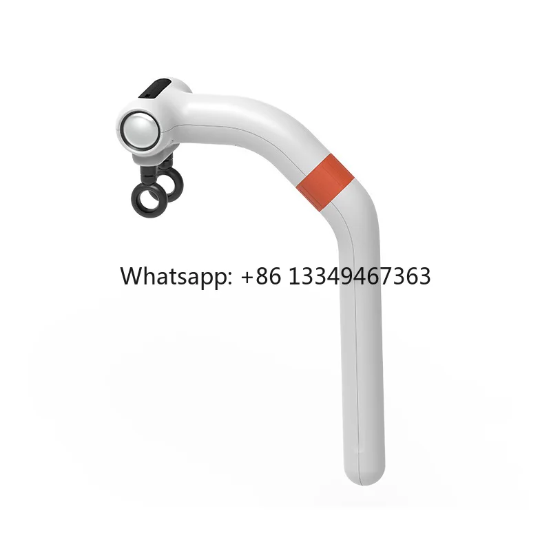 両頭u字型カーブアームフック筋膜リリースバックハンマー6段階速度調整充電式マッサージガン