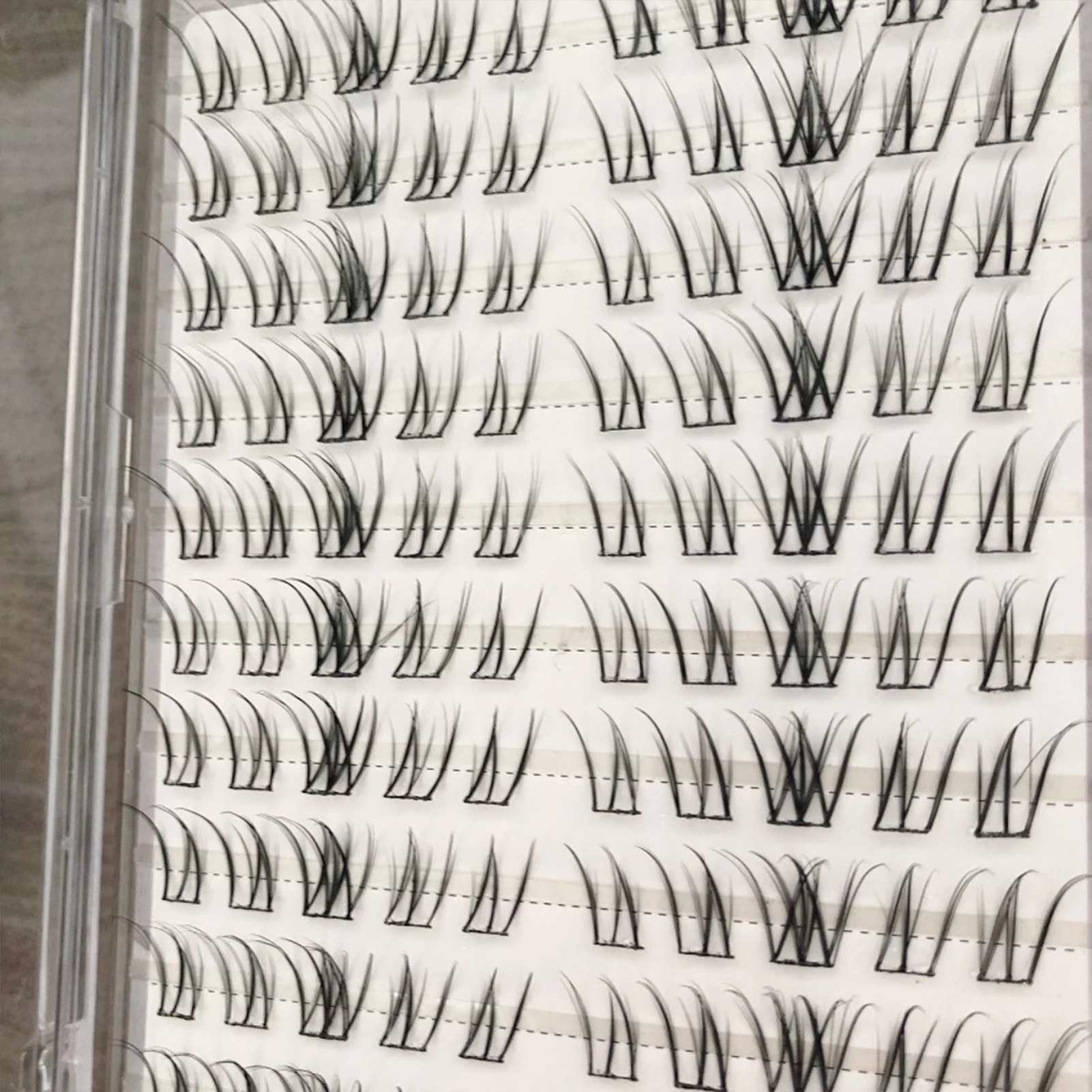 Natural Look False Eyelashes No Glue Individual Cluster Lashes Easy Apply Thai Style False Eyelashes DIY Cosplay makeup