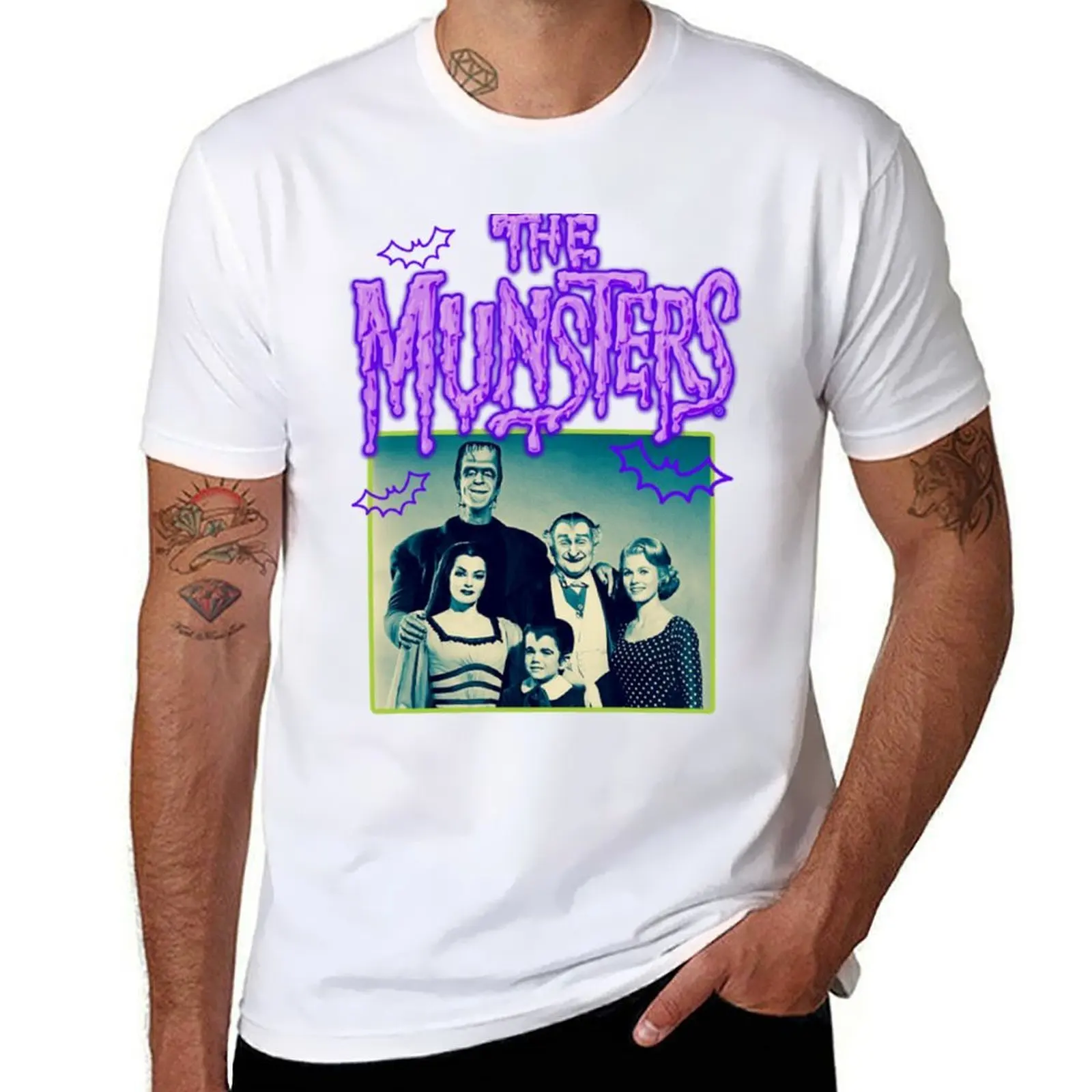

The Munster T-Shirt t shirt man cotton black cotton t-shirt plain for man package T-Shirt