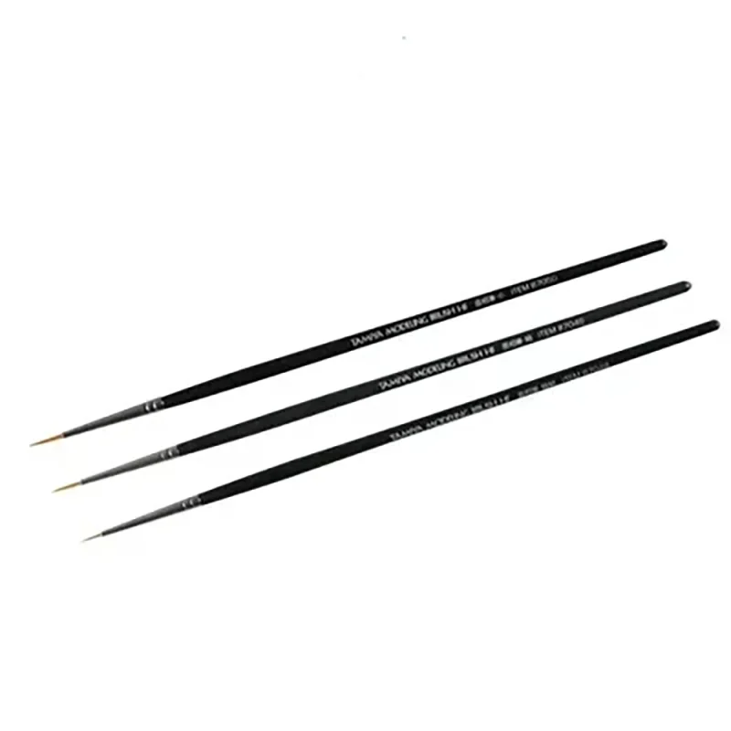 3pcs/lot High Finish Pointed Brush Ultra Fine Model Building Brush Tools Hobby Making Painting Brush Tamiya 87048 87049 87050