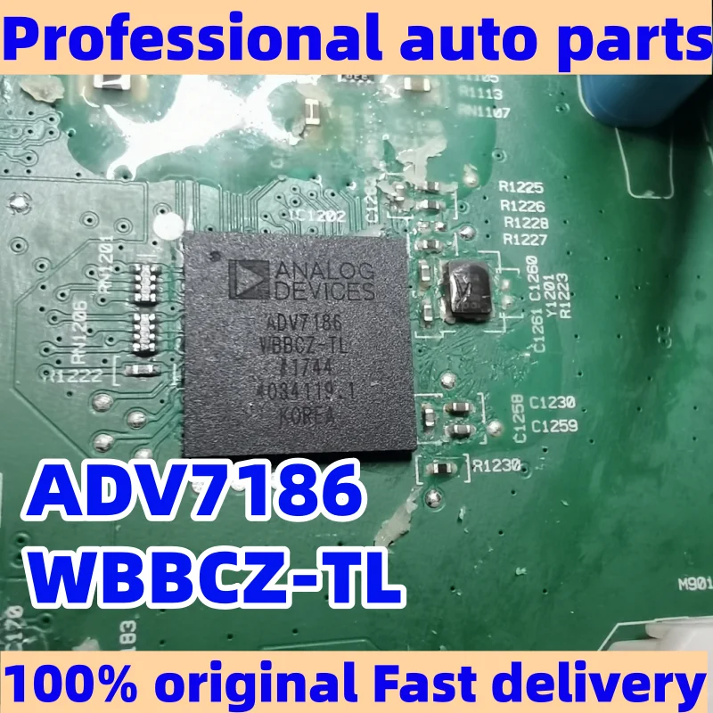 

Микросхема ADV7186WBBCZ-TL для автомобильных компьютерных плат: декодирование видео и обработка дисплеев, BGA, новая, с припойными шариками