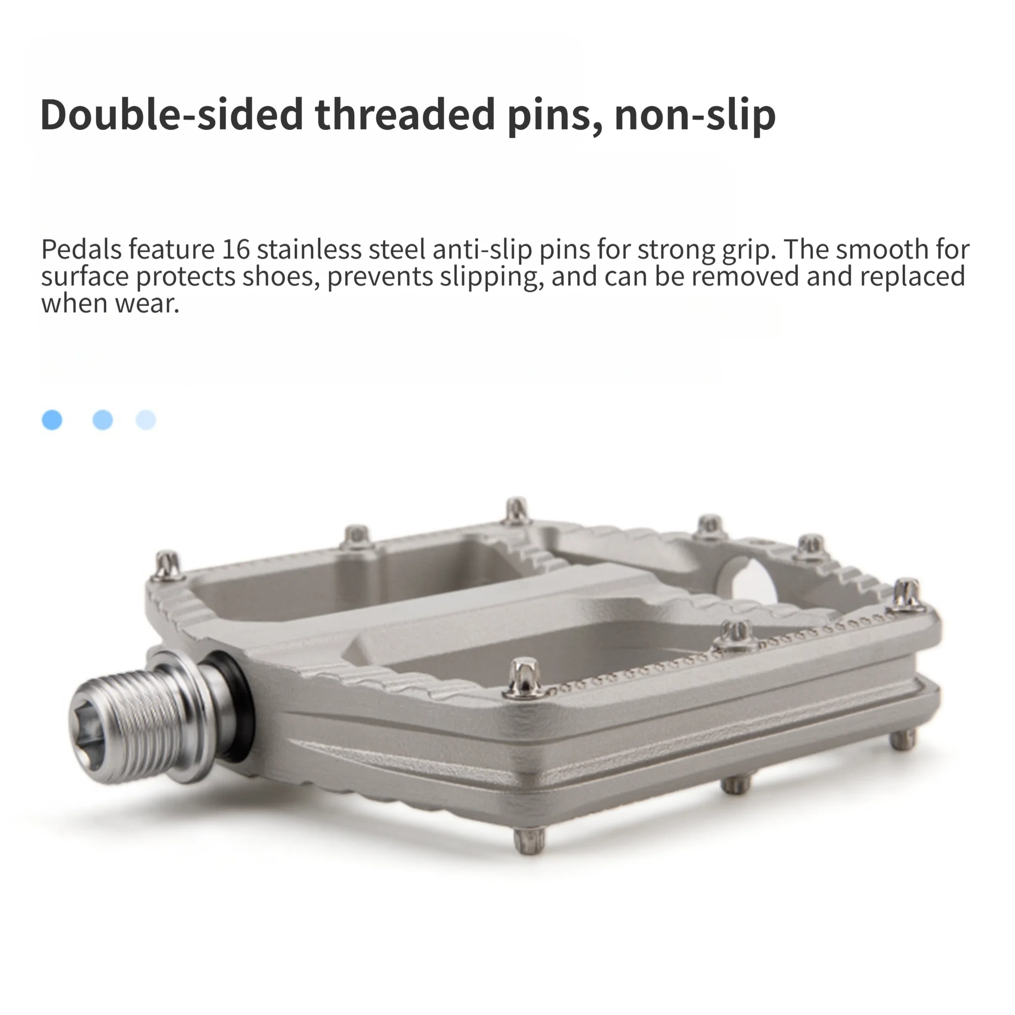 DU Bearing Bicycle Pedal Anti-slip Cycling Pedal Ultralight Aluminum Alloy MTB Bike Pedal Anti-Slip Pedal Bike Accessories