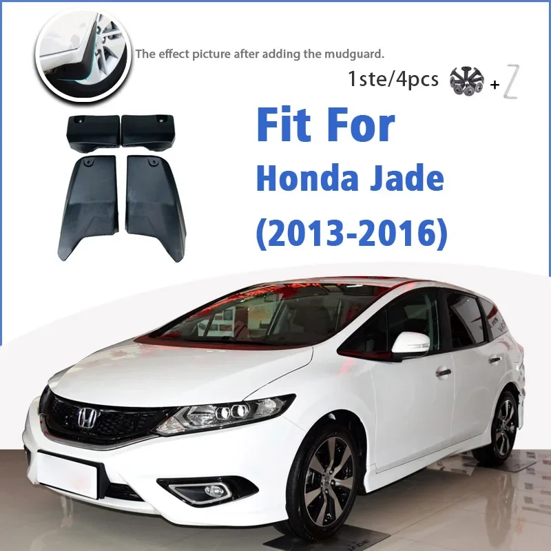 

Mudguard For Honda Jade 2013-2016 Front Rear 4pcs Mudflaps Mudguards Car Accessories Auto Styline Splash Guard Fender 2014 2015