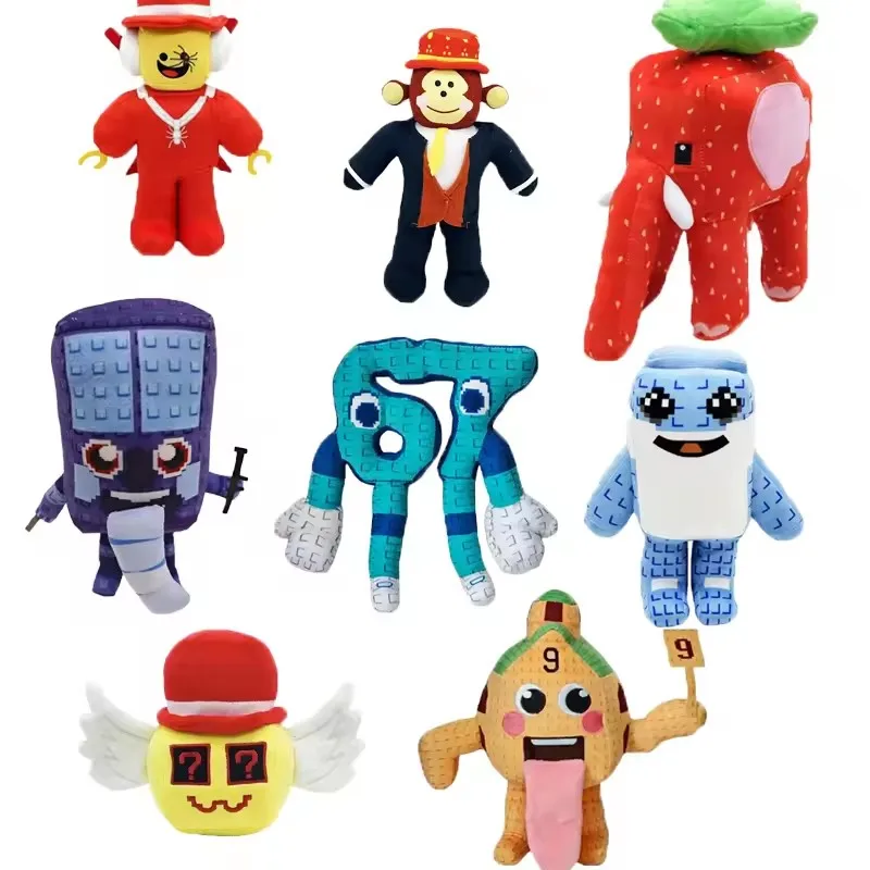 

NEW Anime STEAL A BRAINROT House No. 9 Plush Cute Esok Sekolah Jandel Plushie Doll Game Surrounding Toys For Kids Birthday Gift