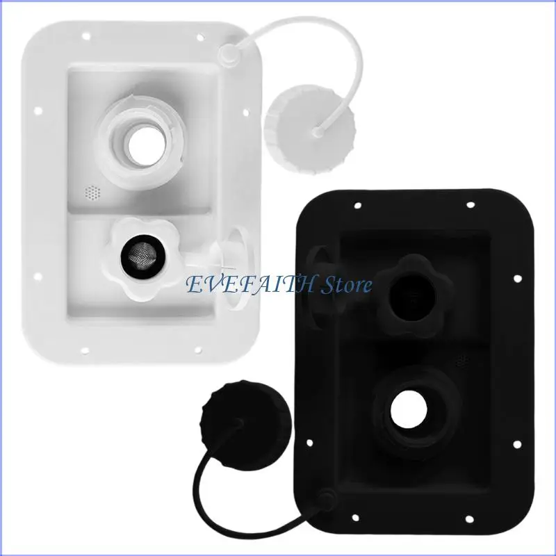 

124B Двойной водозаборный порт с герметичным уплотнением для легкой установки в кемпинге